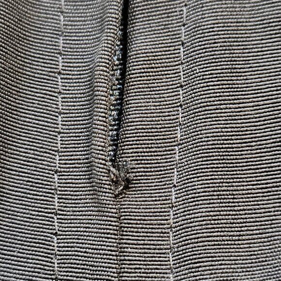 Emblem Pants Women 16 Black Waist Embroidery Tribal Elastic Zip Pleated Boho VTG - Picture 13 of 16